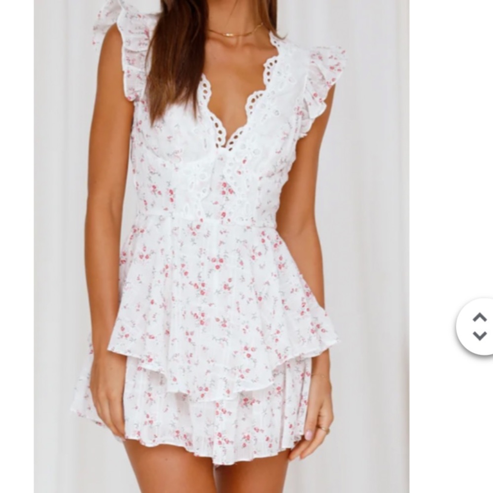 Hello Molly Floral Romper (Size S)